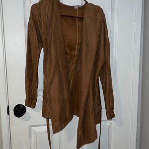Size small, jacket, brownish color, long sleeve